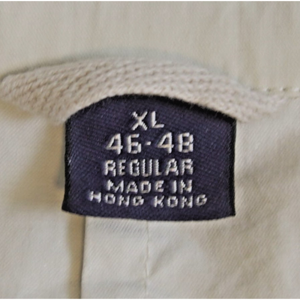 Vintage Lands’ End Men’s XL Ivory Cotton Safari Field Car Coat - Picture 3 of 14